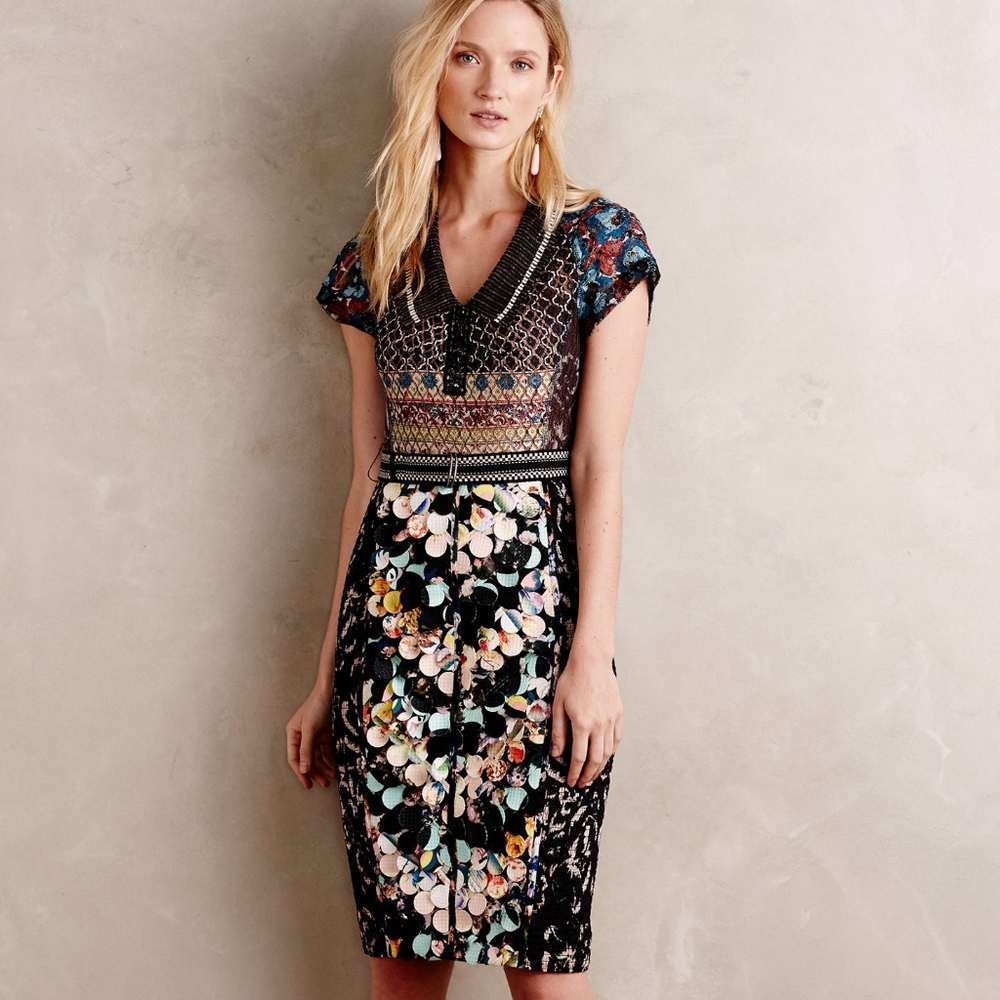 Anthropologie Byron Lars Margot Dress Rare